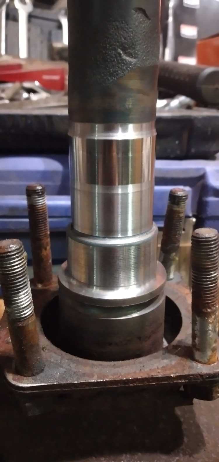 Сборка всех частей и их закрепление